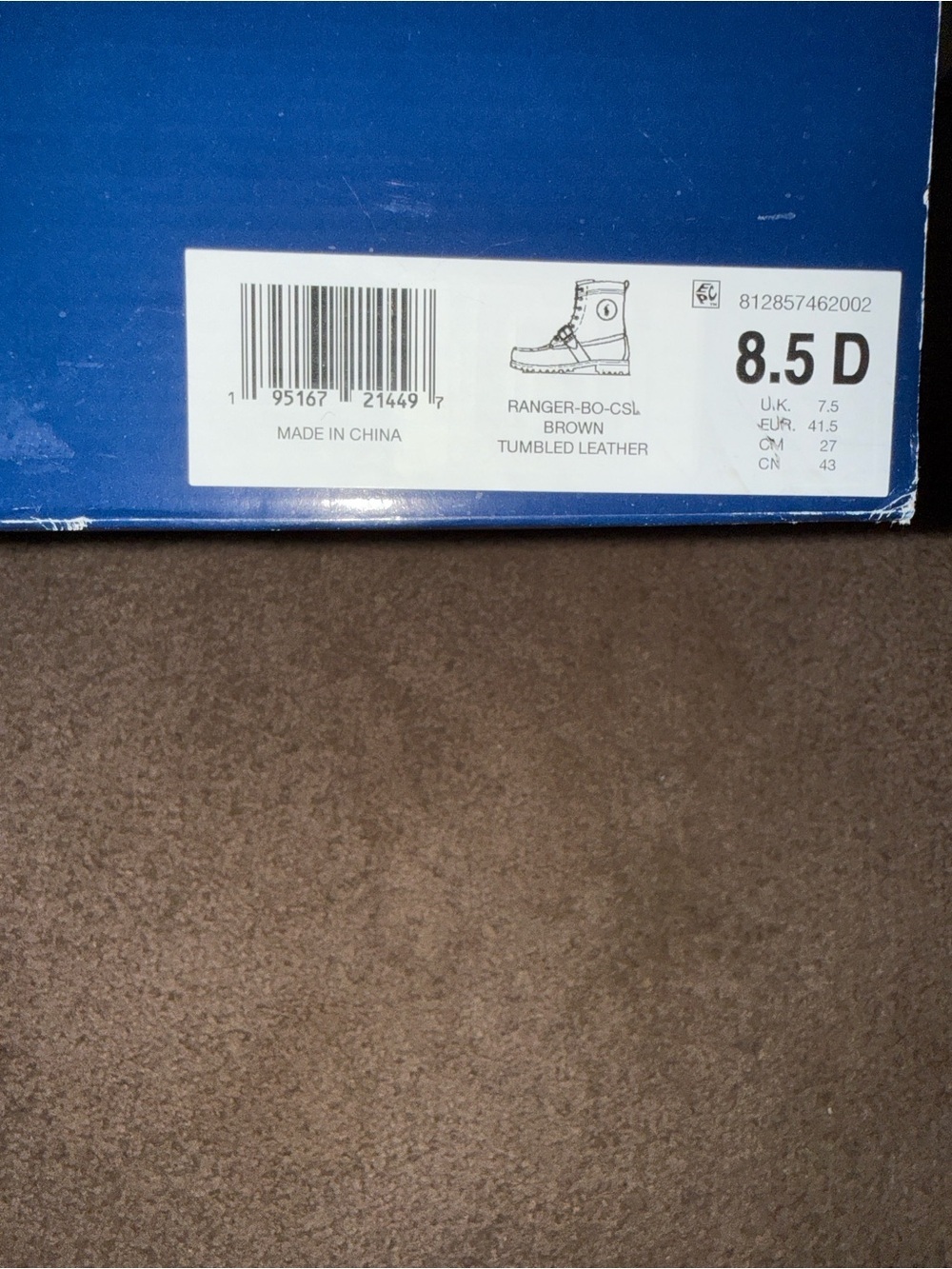 POLO RALPH LAUREN Brown Men's Ranger Boot - Picture 2 of 9